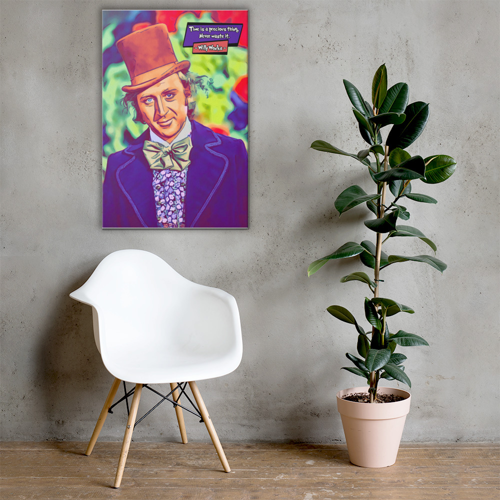 [WILLY WONKA]– Comic Icons Art (Available in 3 formats and 3 different sizes)