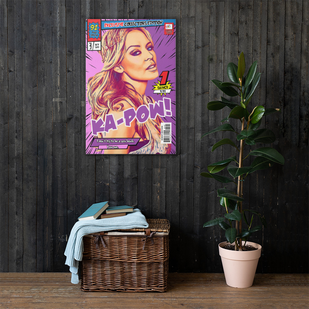 [KYLIE] – Comic Book Cover Art (Available in 3 formats and 3 different sizes)