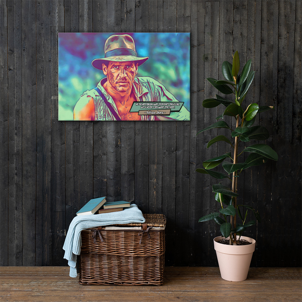 [INDIANA JONES]– Comic Icons Art (Available in 3 formats and 3 different sizes)