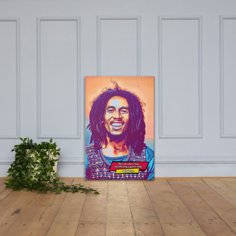 [BOB MARLEY]– Comic Icons Art (Available in 3 formats and 3 different sizes)