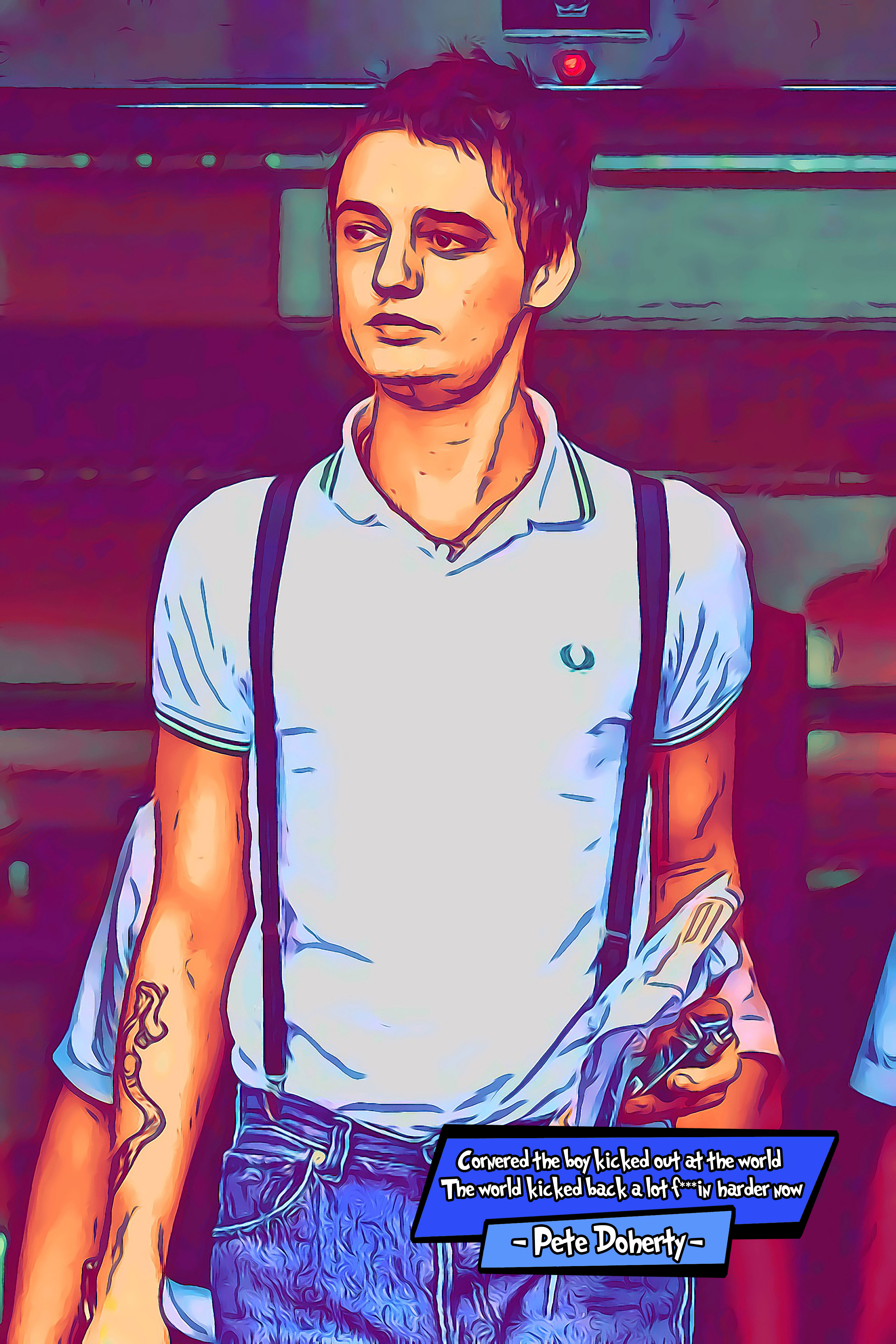 [PETE DOHERTY]– Comic Icons Art (Available in 3 formats and 3 different sizes)