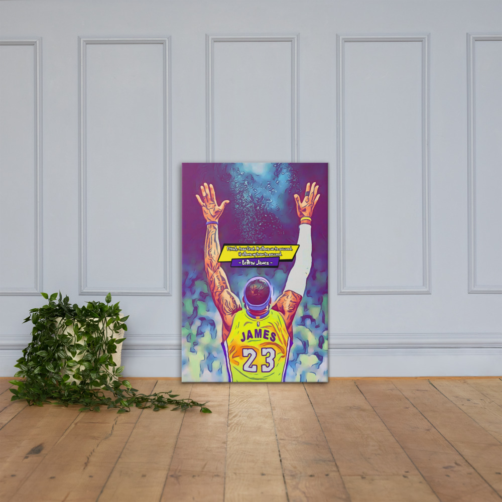 [LEBRON JAMES]– Comic Icons Art (Available in 3 formats and 3 different sizes)