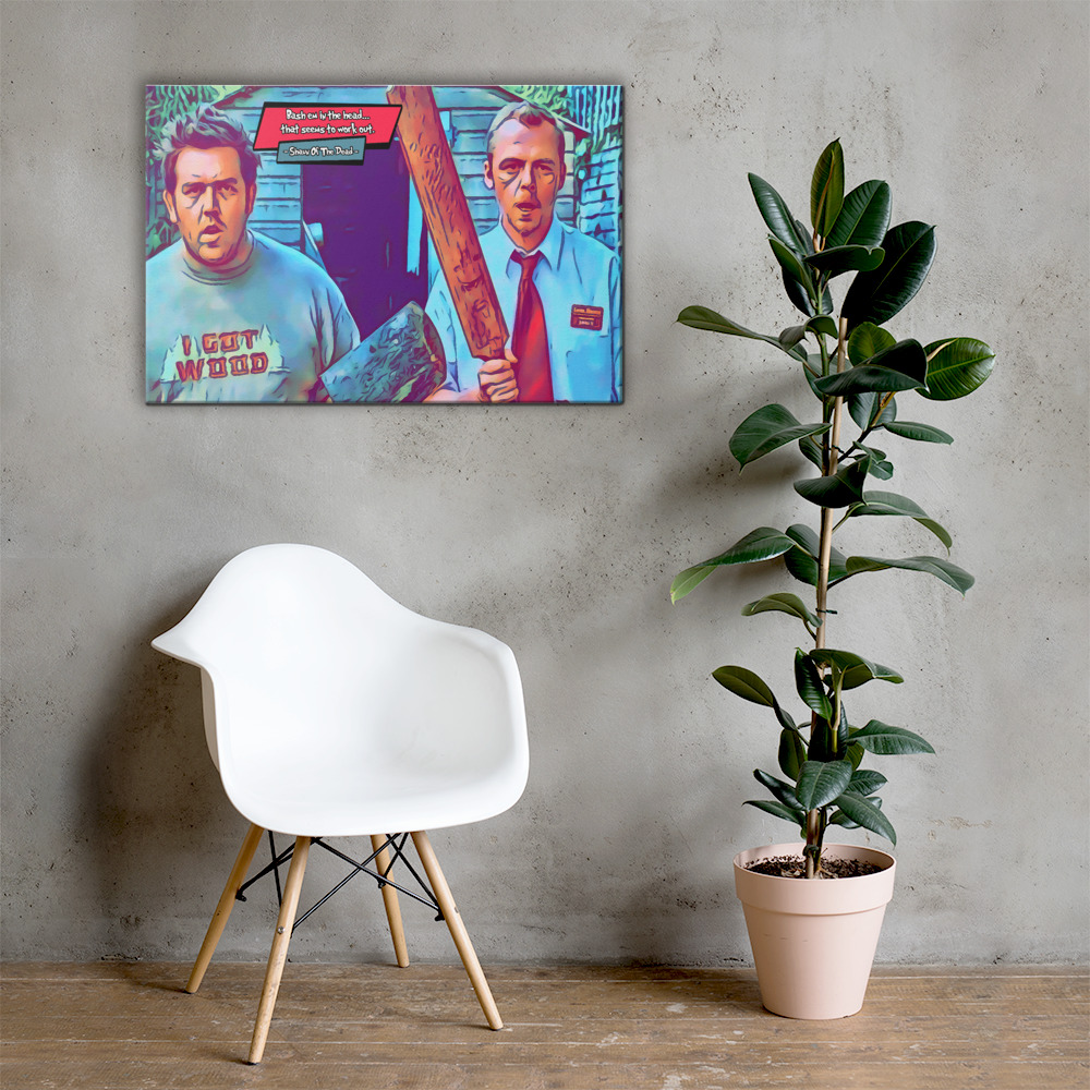 [SHAUN OF THE DEAD]– Comic Icons Art (Available in 3 formats and 3 different sizes)