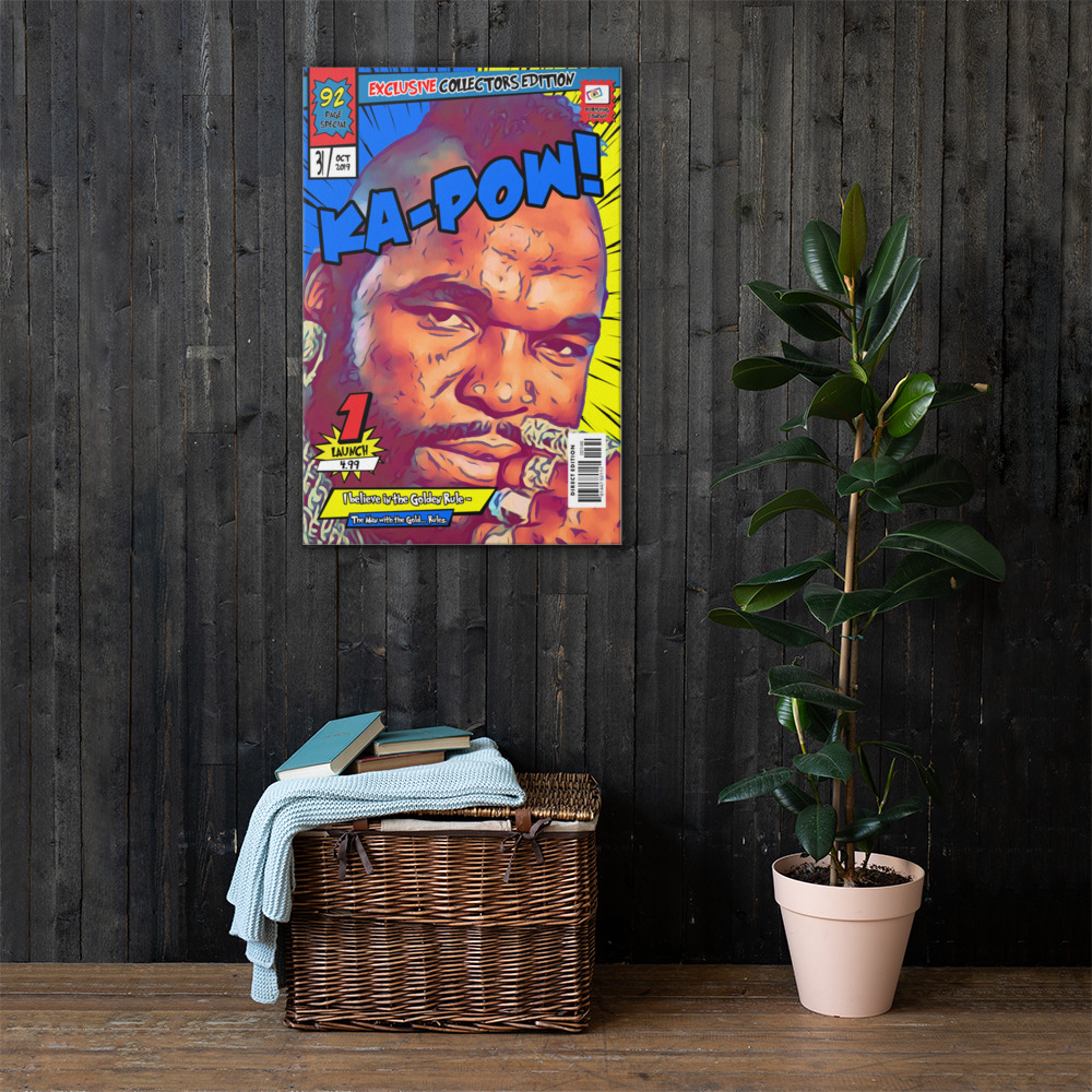 [MR T] – Comic Book Cover Art (Available in 3 formats and 3 different sizes)