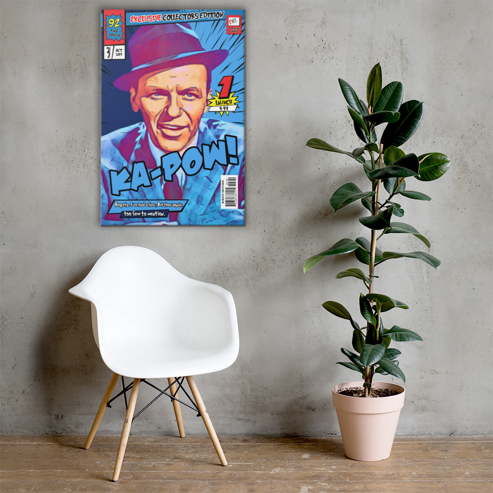 [FRANK SINATRA] – Comic Book Cover Art (Available in 3 formats and 3 different sizes)