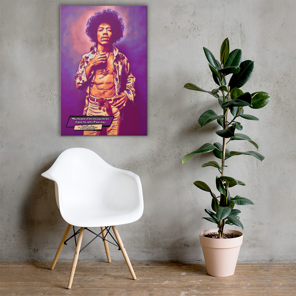 [JIMI HENDRIX]– Comic Icons Art (Available in 3 formats and 3 different sizes)