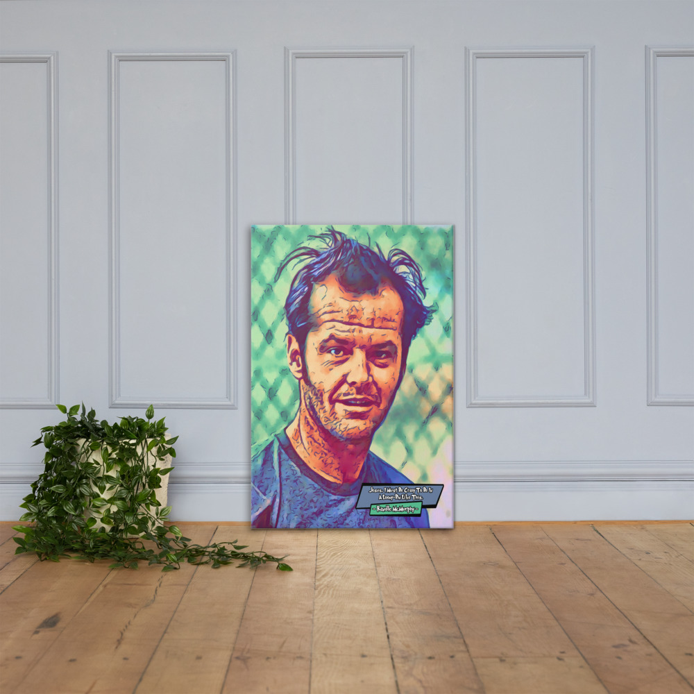 [RANDLE MCMURPHY - ONE FLEW OVER THE CUCKOOS NEST]– Comic Icons Art (Available in 3 formats and 3 different sizes)