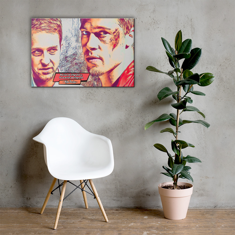 [FIGHT CLUB]– Comic Icons Art (Available in 3 formats and 3 different sizes)