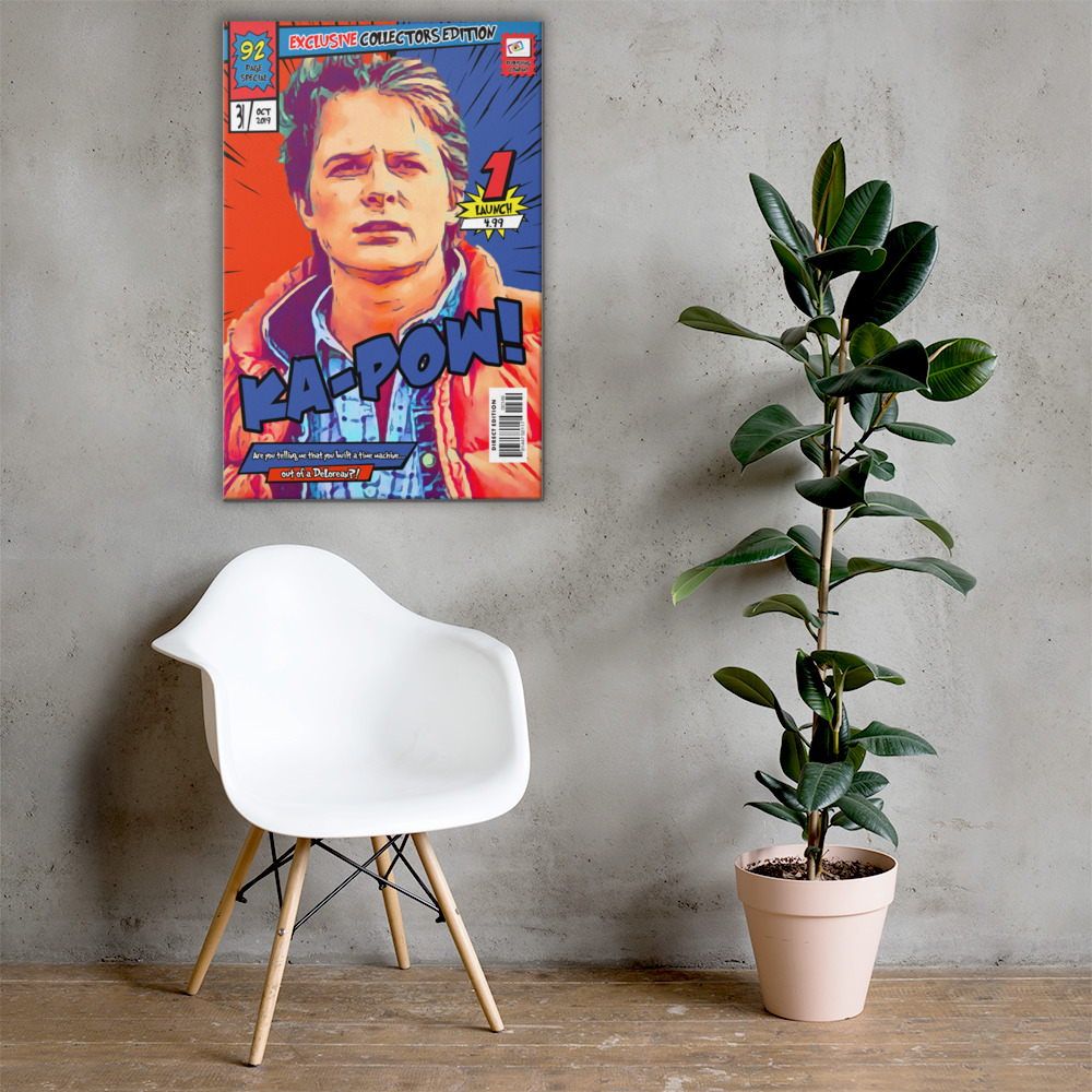[MARTY MCFLY] – Comic Book Cover Art (Available in 3 formats and 3 different sizes)