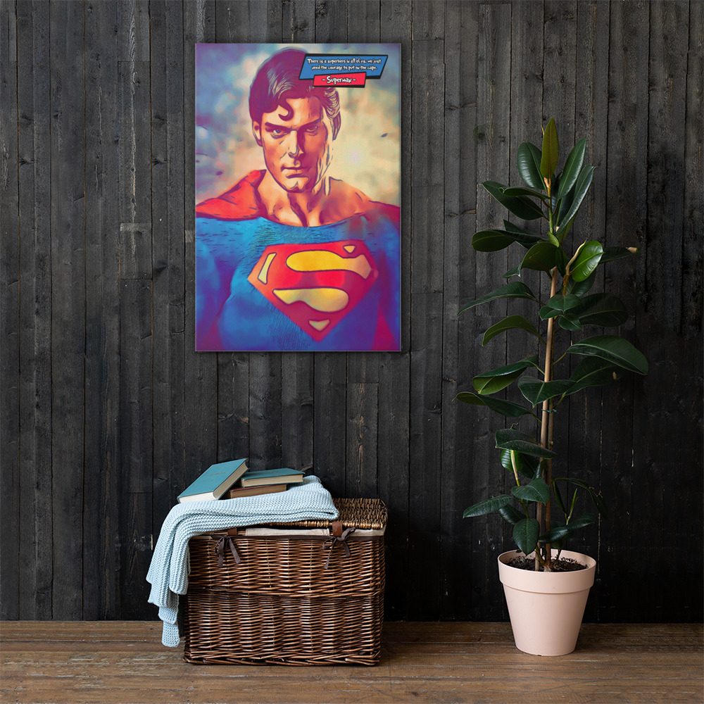 [SUPERMAN]– Comic Icons Art (Available in 3 formats and 3 different sizes)