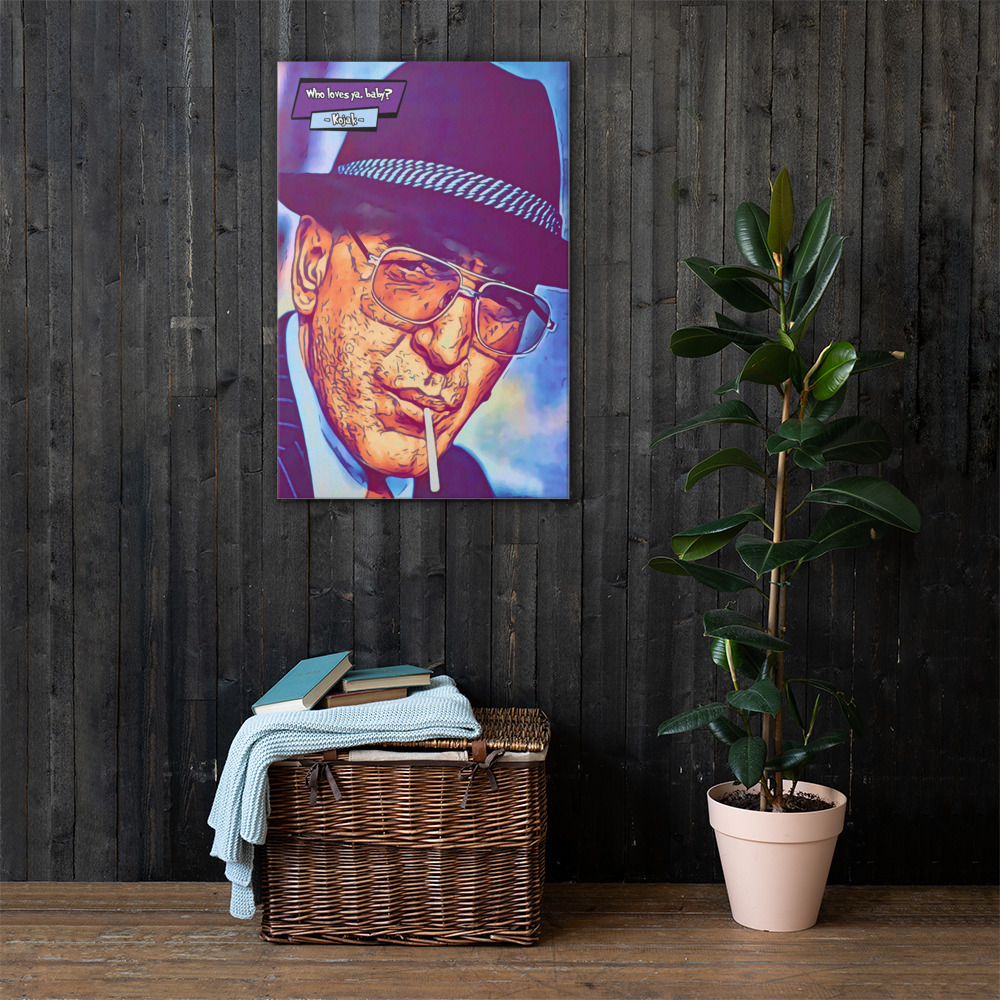 [KOJAK]– Comic Icons Art (Available in 3 formats and 3 different sizes)