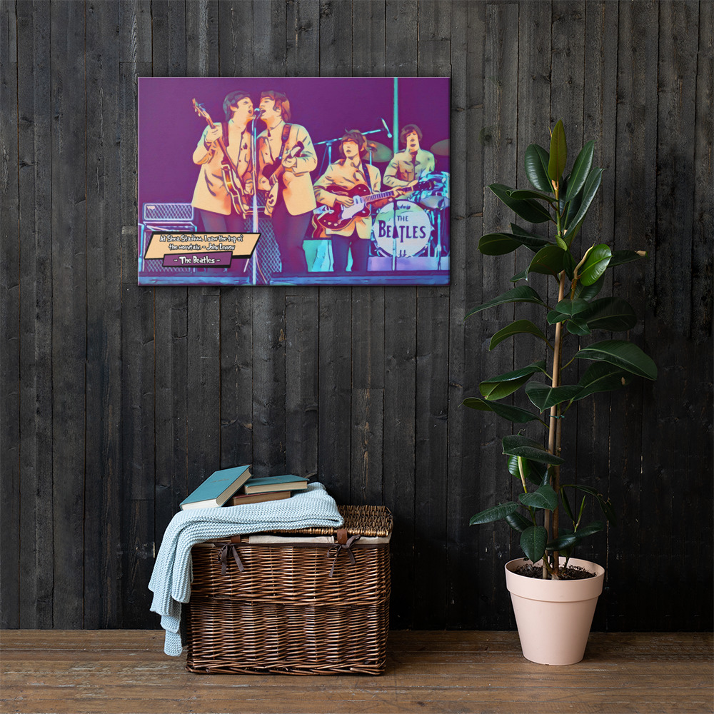 [THE BEATLES]– Comic Icons Art (Available in 3 formats and 3 different sizes)