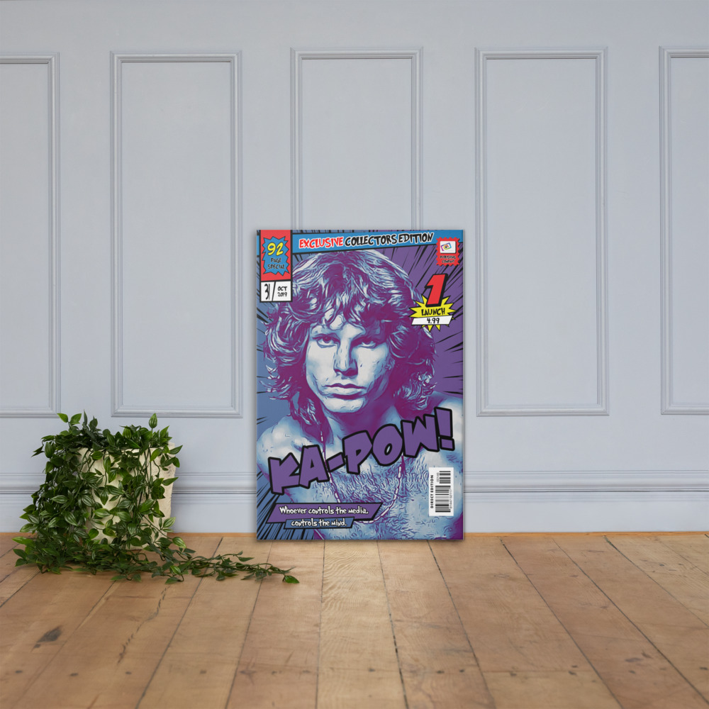 [JIM MORRISON] – Comic Book Cover Art (Available in 3 formats and 3 different sizes)