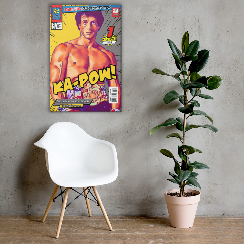 [ROCKY] – Comic Book Cover Art (Available in 3 formats and 3 different sizes)
