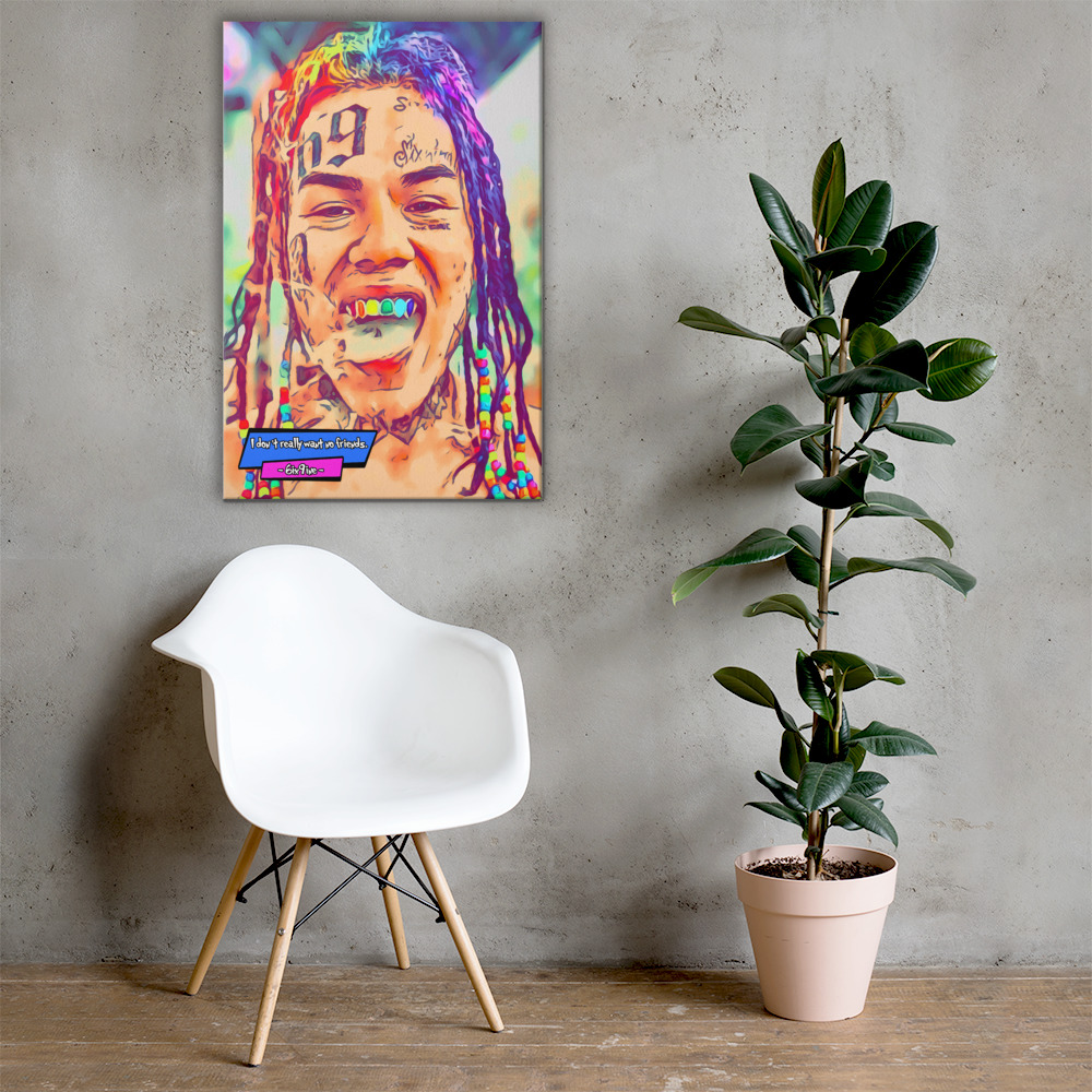 [6IX9INE] – Comic Icons Art (Available in 3 formats and 3 different sizes)