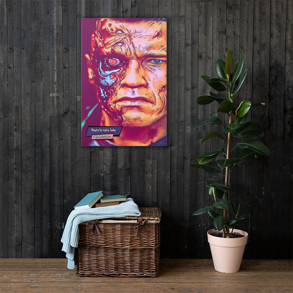 [THE TERMINATOR]– Comic Icons Art (Available in 3 formats and 3 different sizes)