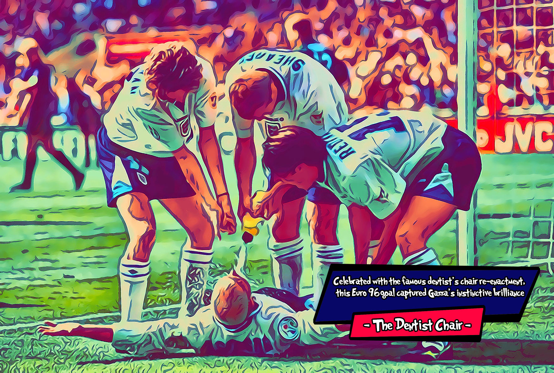 [THE DENTIST CHAIR - EURO 96]– Comic Icons Art (Available in 3 formats and 3 different sizes)