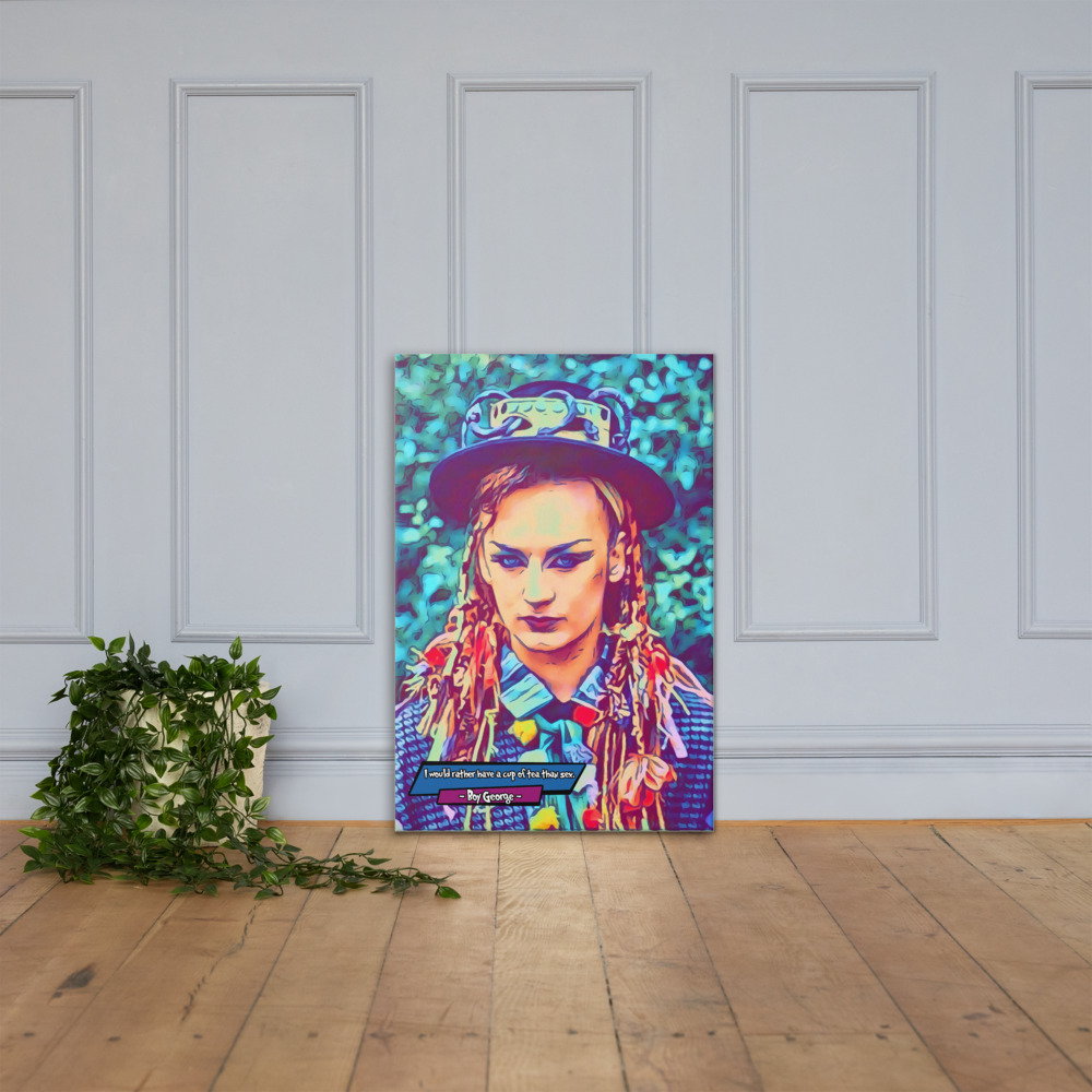 [BOY GEORGE]– Comic Icons Art (Available in 3 formats and 3 different sizes)