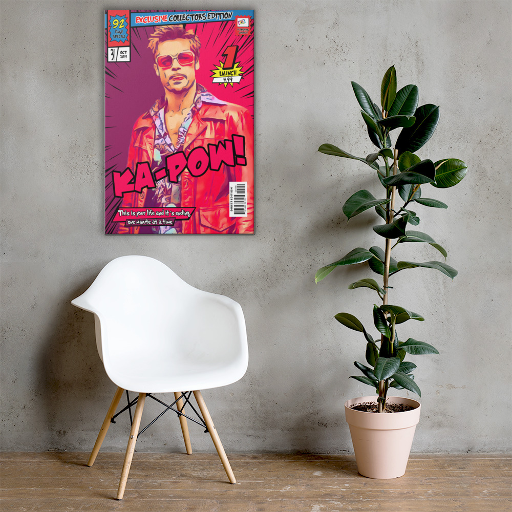 [TYLER DURDEN - FIGHT CLUB] – Comic Book Cover Art (Available in 3 formats and 3 different sizes)