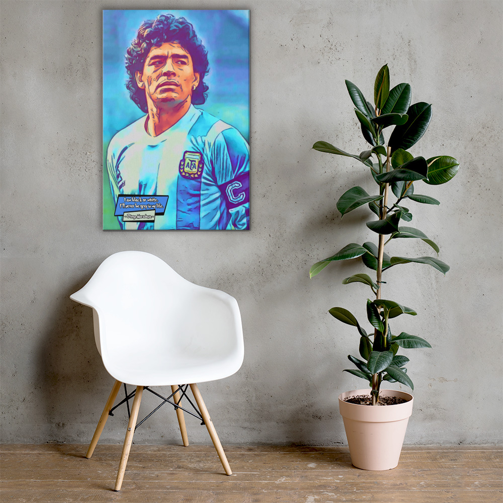 [DIEGO MARADONA]– Comic Icons Art (Available in 3 formats and 3 different sizes)