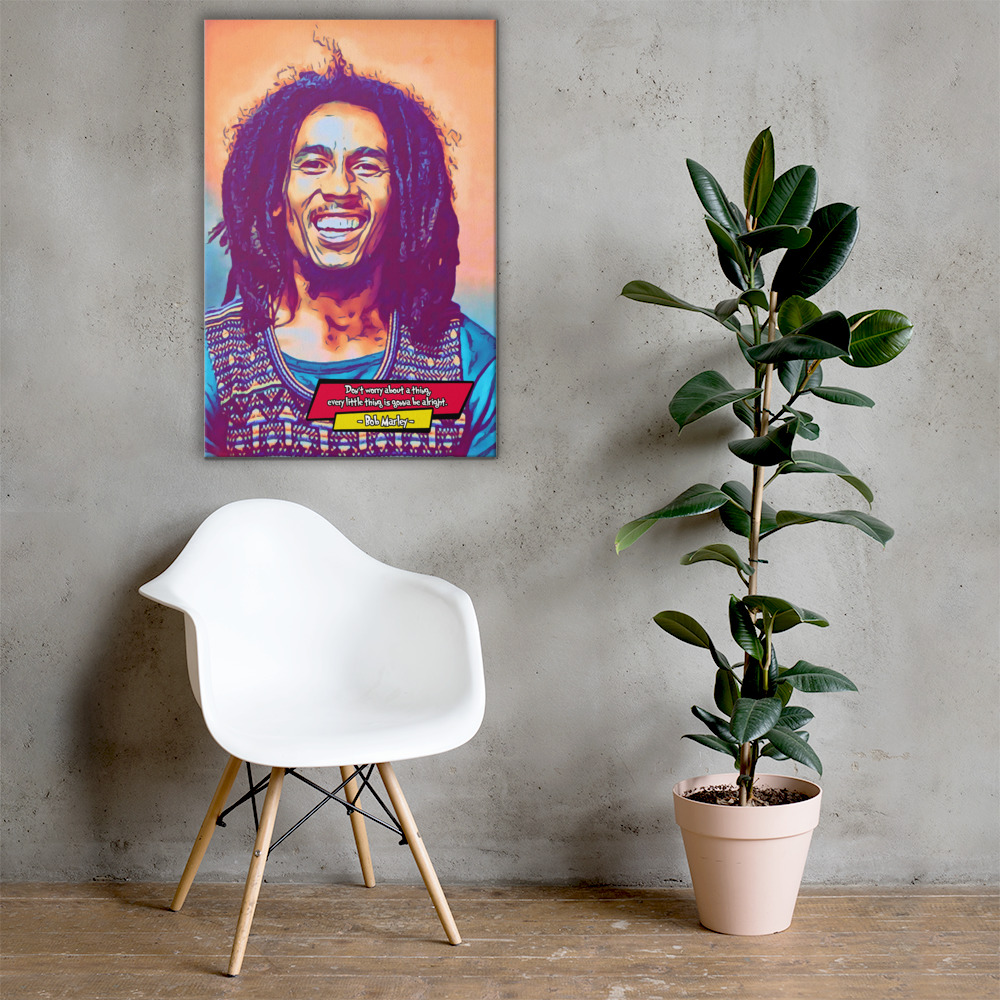 [BOB MARLEY]– Comic Icons Art (Available in 3 formats and 3 different sizes)