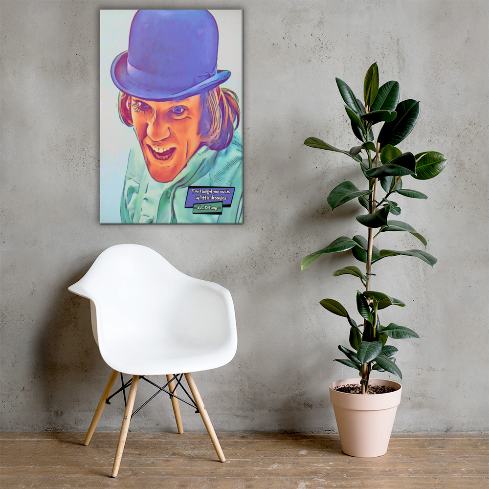 [ALEX DE LARGE - A CLOCKWORK ORANGE] – Comic Icons Art (Available in 3 formats and 3 different sizes)