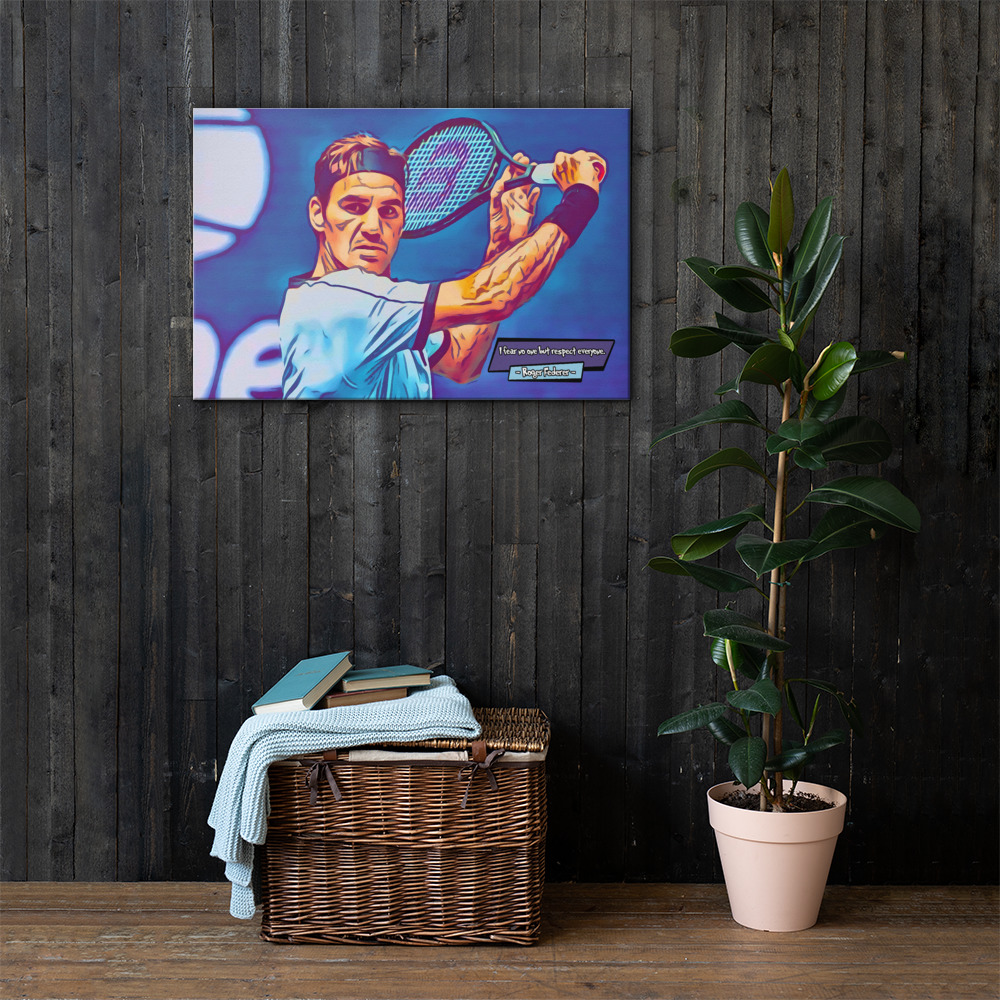 [ROGER FEDERER]– Comic Icons Art (Available in 3 formats and 3 different sizes)