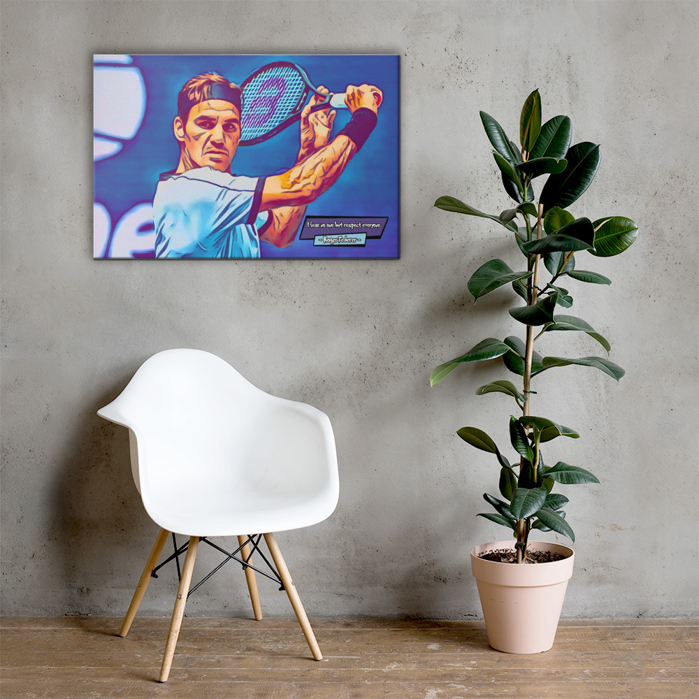 [ROGER FEDERER]– Comic Icons Art (Available in 3 formats and 3 different sizes)