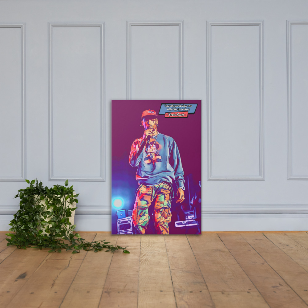 [TRAVIS SCOTT]– Comic Icons Art (Available in 3 formats and 3 different sizes)