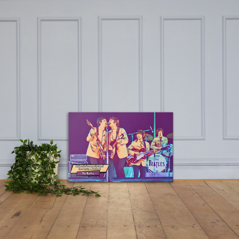 [THE BEATLES]– Comic Icons Art (Available in 3 formats and 3 different sizes)