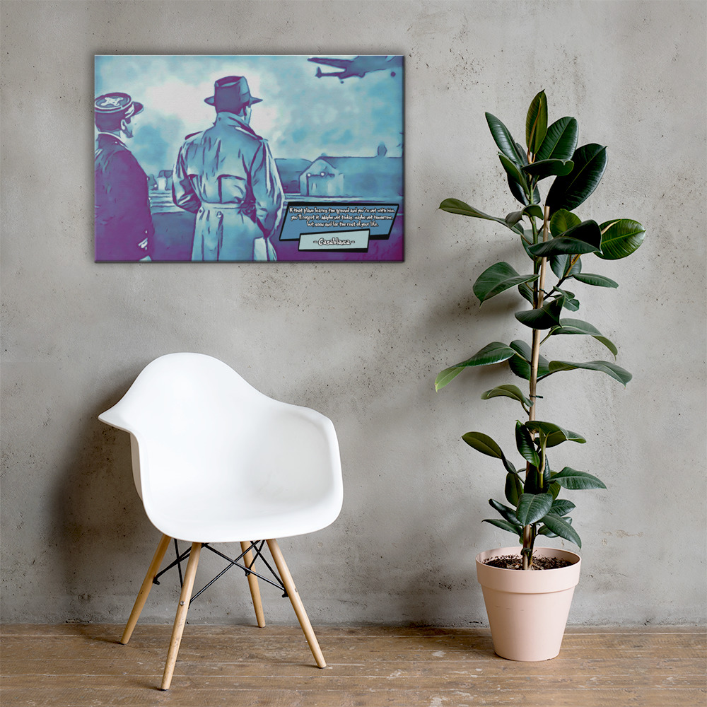 [CASABLANCA]– Comic Icons Art (Available in 3 formats and 3 different sizes)