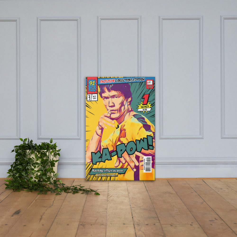 [BRUCE LEE] – Comic Book Cover Art (Available in 3 formats and 3 different sizes)