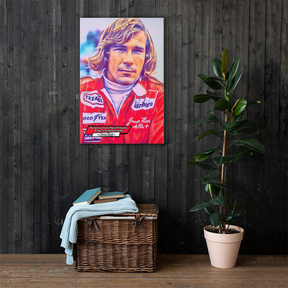 [JAMES HUNT]– Comic Icons Art (Available in 3 formats and 3 different sizes)