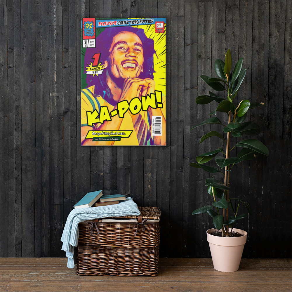 [BOB MARLEY] – Comic Book Cover Art (Available in 3 formats and 3 different sizes)