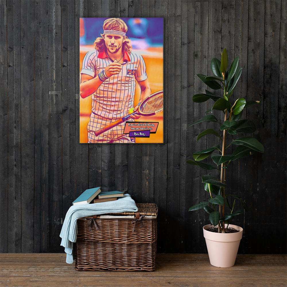[BJORN BORG]– Comic Icons Art (Available in 3 formats and 3 different sizes)