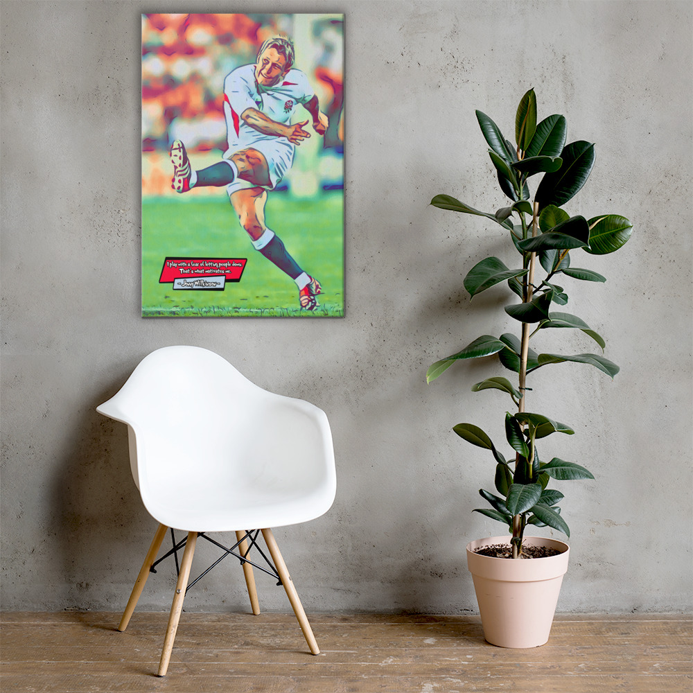 [JONNY WILKINSON]– Comic Icons Art (Available in 3 formats and 3 different sizes)