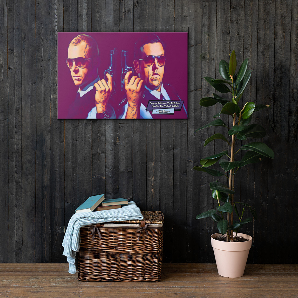 [HOT FUZZ]– Comic Icons Art (Available in 3 formats and 3 different sizes)