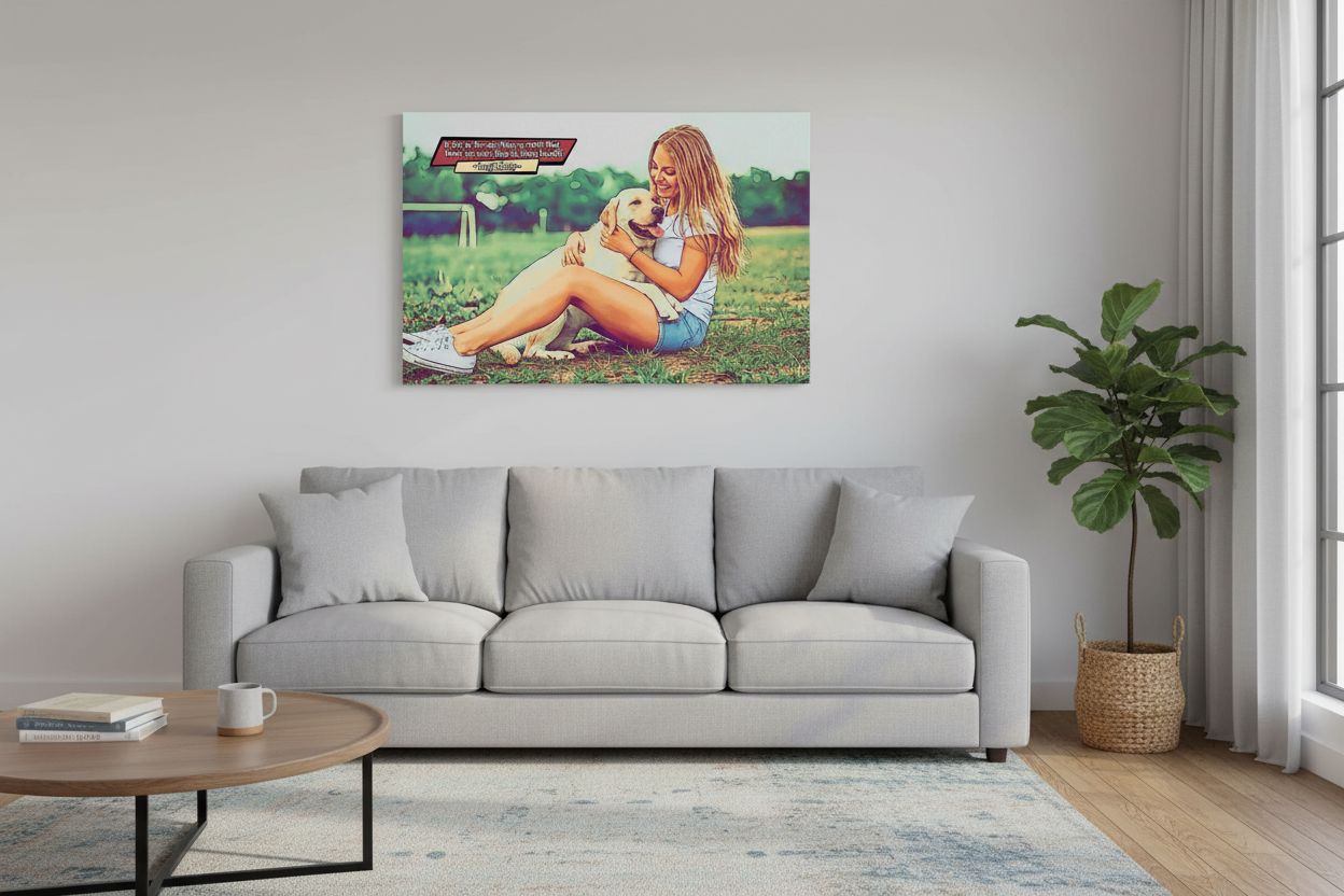 [PERSONALISED]– Comic Icons Art (Available in 3 formats and 3 different sizes)