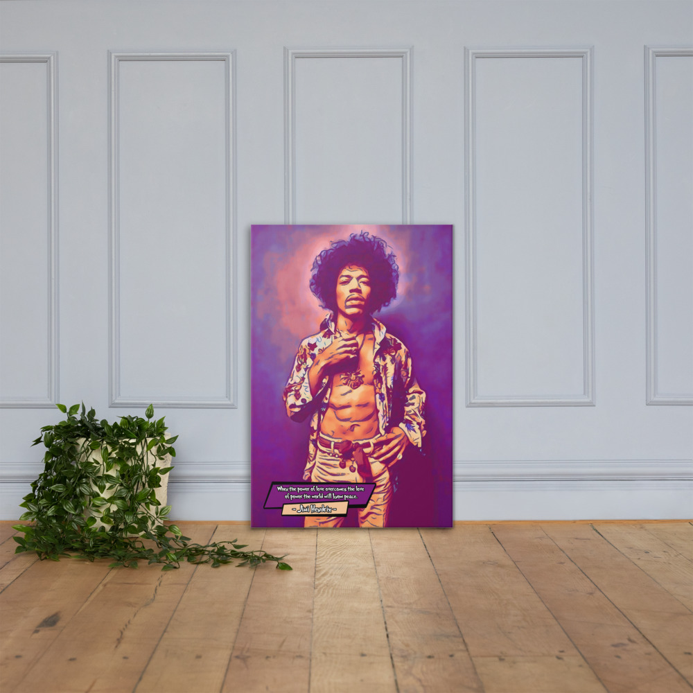 [JIMI HENDRIX]– Comic Icons Art (Available in 3 formats and 3 different sizes)