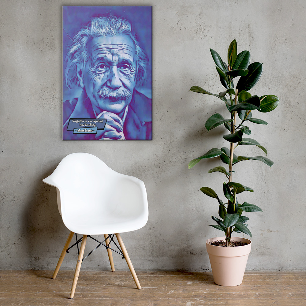 [ALBERT EINSTEIN] – Comic Icons Art (Available in 3 formats and 3 different sizes)