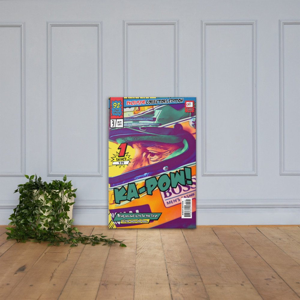 [AYRTON SENNA] – Comic Book Cover Art (Available in 3 formats and 3 different sizes)