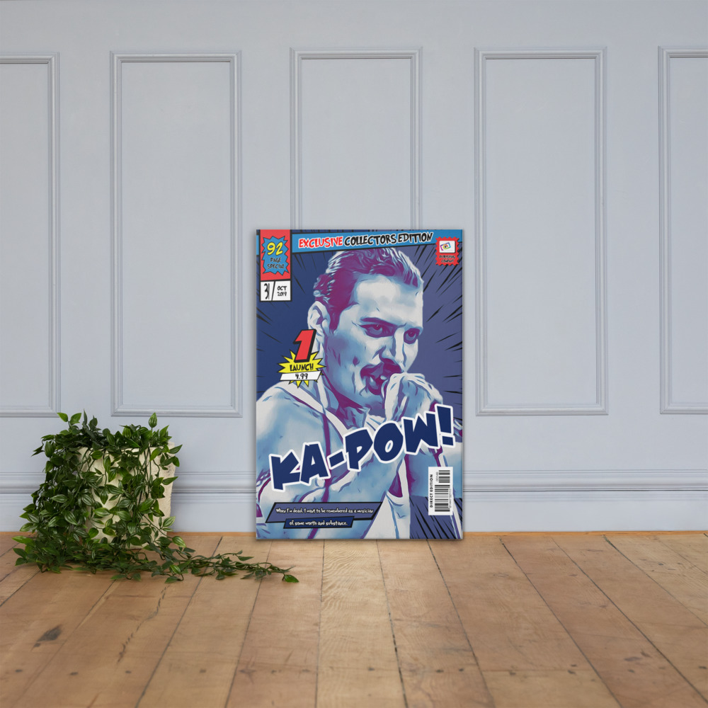 [FREDDY MERCURY] – Comic Book Cover Art (Available in 3 formats and 3 different sizes)