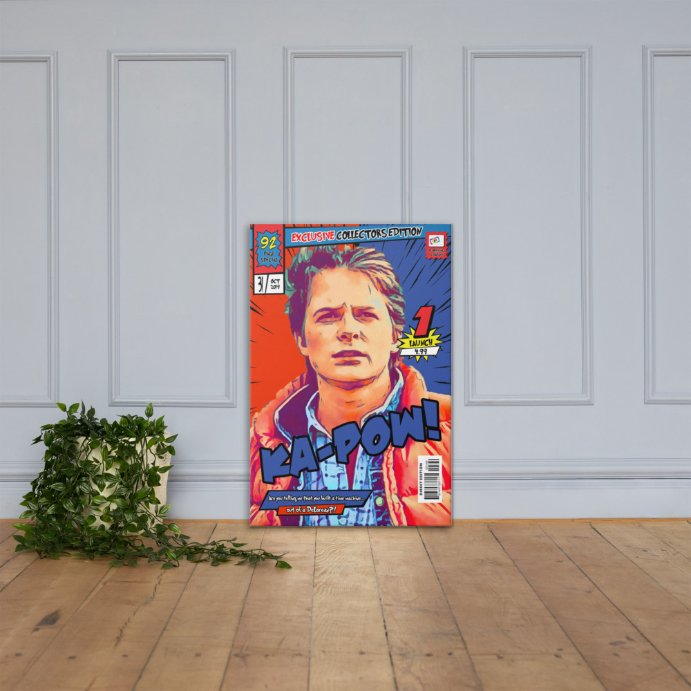 [MARTY MCFLY] – Comic Book Cover Art (Available in 3 formats and 3 different sizes)