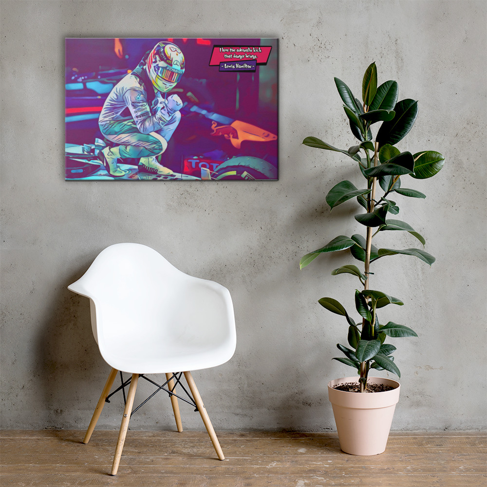 [LEWIS HAMILTON]– Comic Icons Art (Available in 3 formats and 3 different sizes)