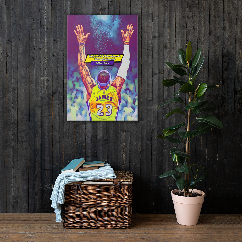 [LEBRON JAMES]– Comic Icons Art (Available in 3 formats and 3 different sizes)