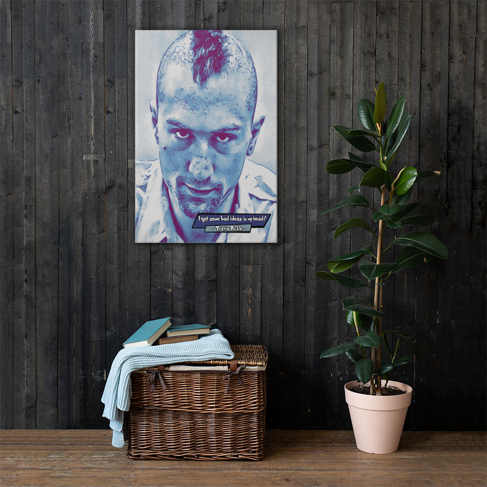[TRAVIS BICKLE - TAXI DRIVER]– Comic Icons Art (Available in 3 formats and 3 different sizes)