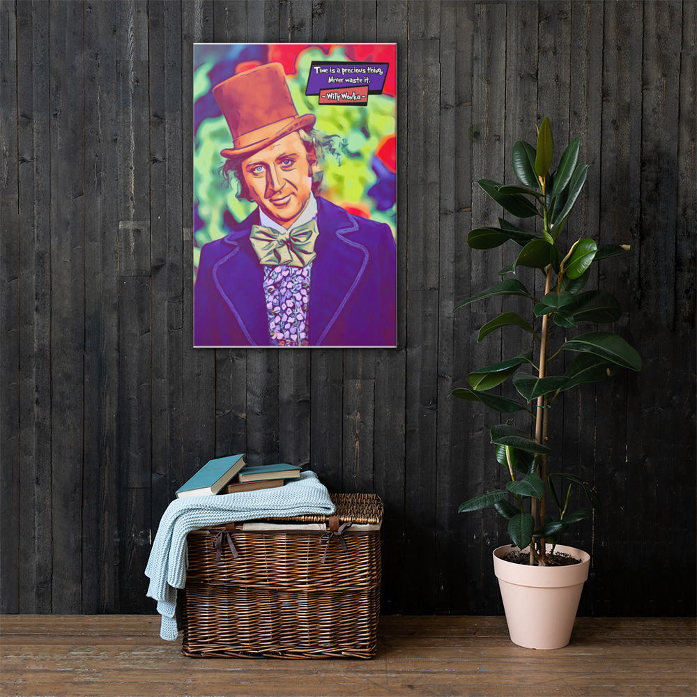 [WILLY WONKA]– Comic Icons Art (Available in 3 formats and 3 different sizes)