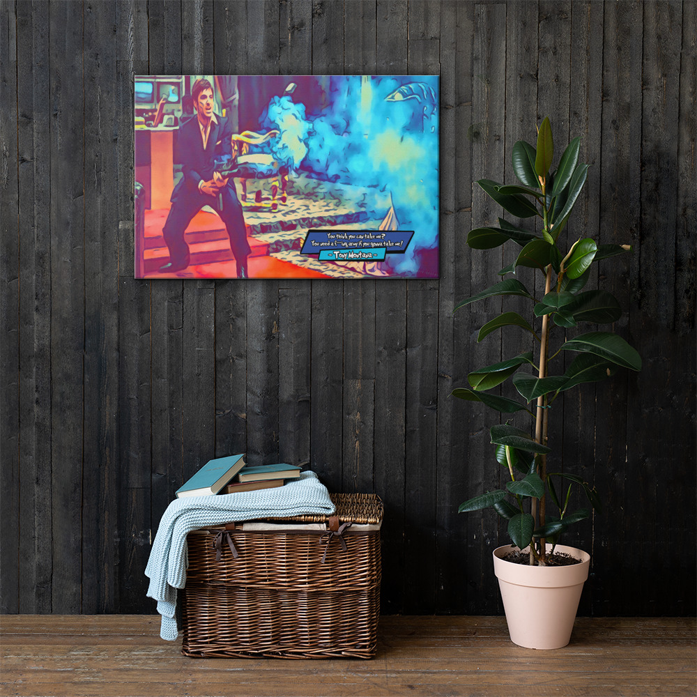 [SCARFACE]– Comic Icons Art (Available in 3 formats and 3 different sizes)