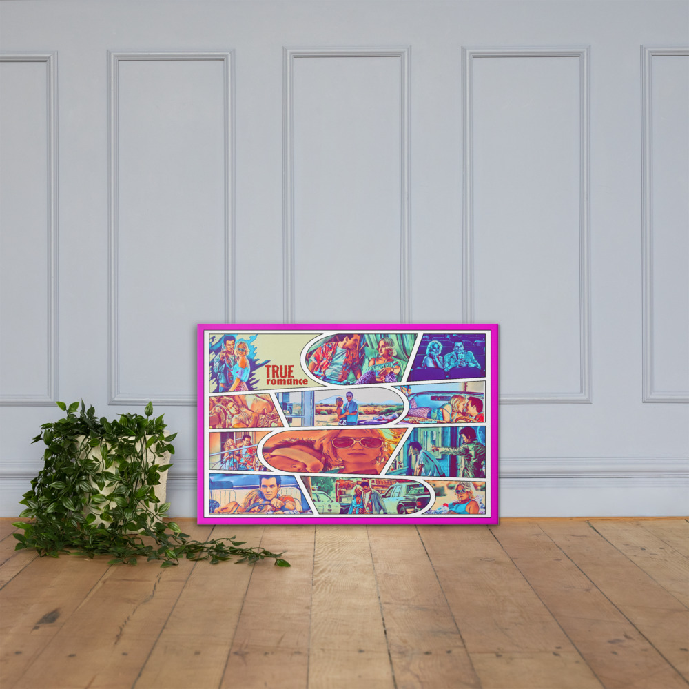 [TRUE ROMANCE] – Comic Strip Art (Available in 3 formats and 3 different sizes)