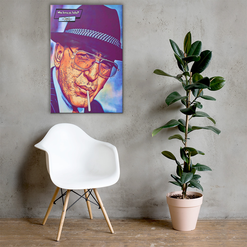 [KOJAK]– Comic Icons Art (Available in 3 formats and 3 different sizes)